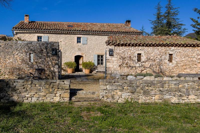 Old restored farmhouse in the luberon
