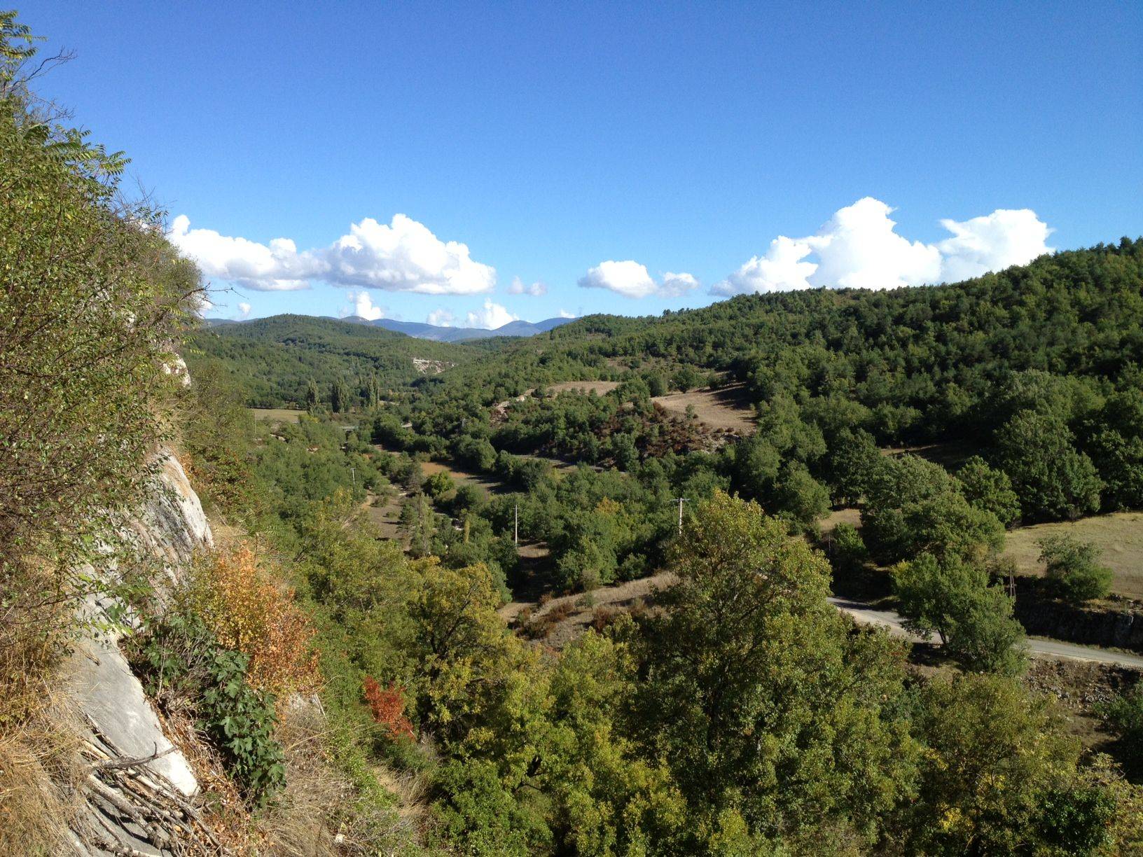 A vendre maison avec superbe vue sur les Gorges d'Oppédette